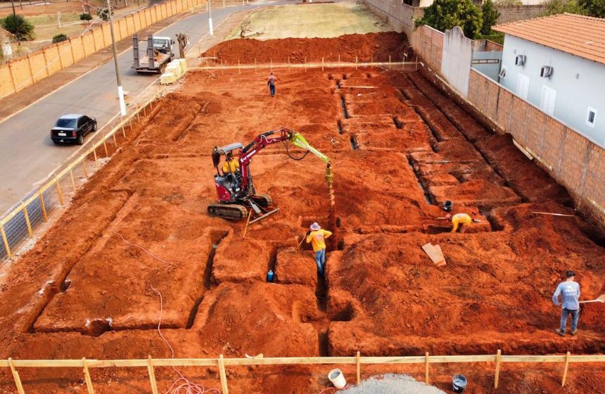 Abertura de baldrames